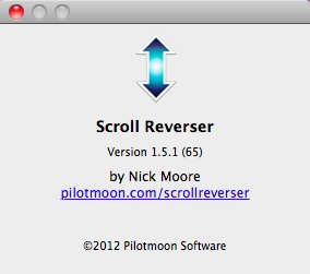 Scroll Reverser 1.5 : About