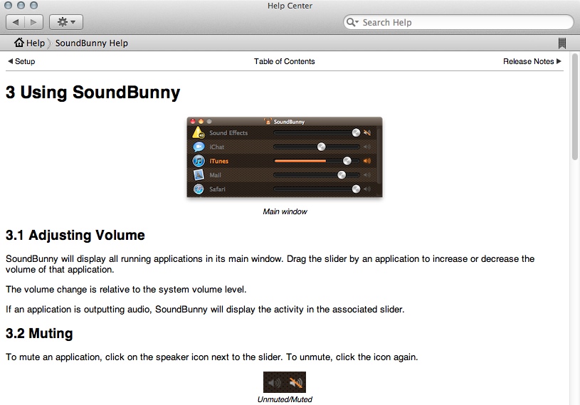 SoundBunny 1.0 : Help Manual