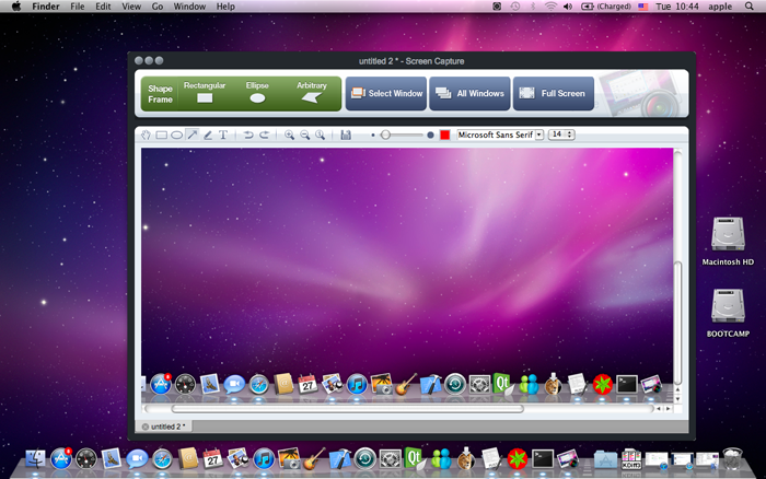 Onde Screen Capture for Mac 1.06 : Main Window