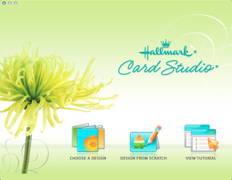 Hallmark Card Studio 1.2 : Welcome Window