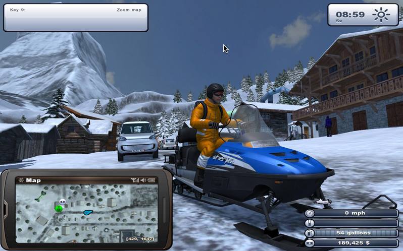 Ski Region Simulator 2012 1.0 : Main window