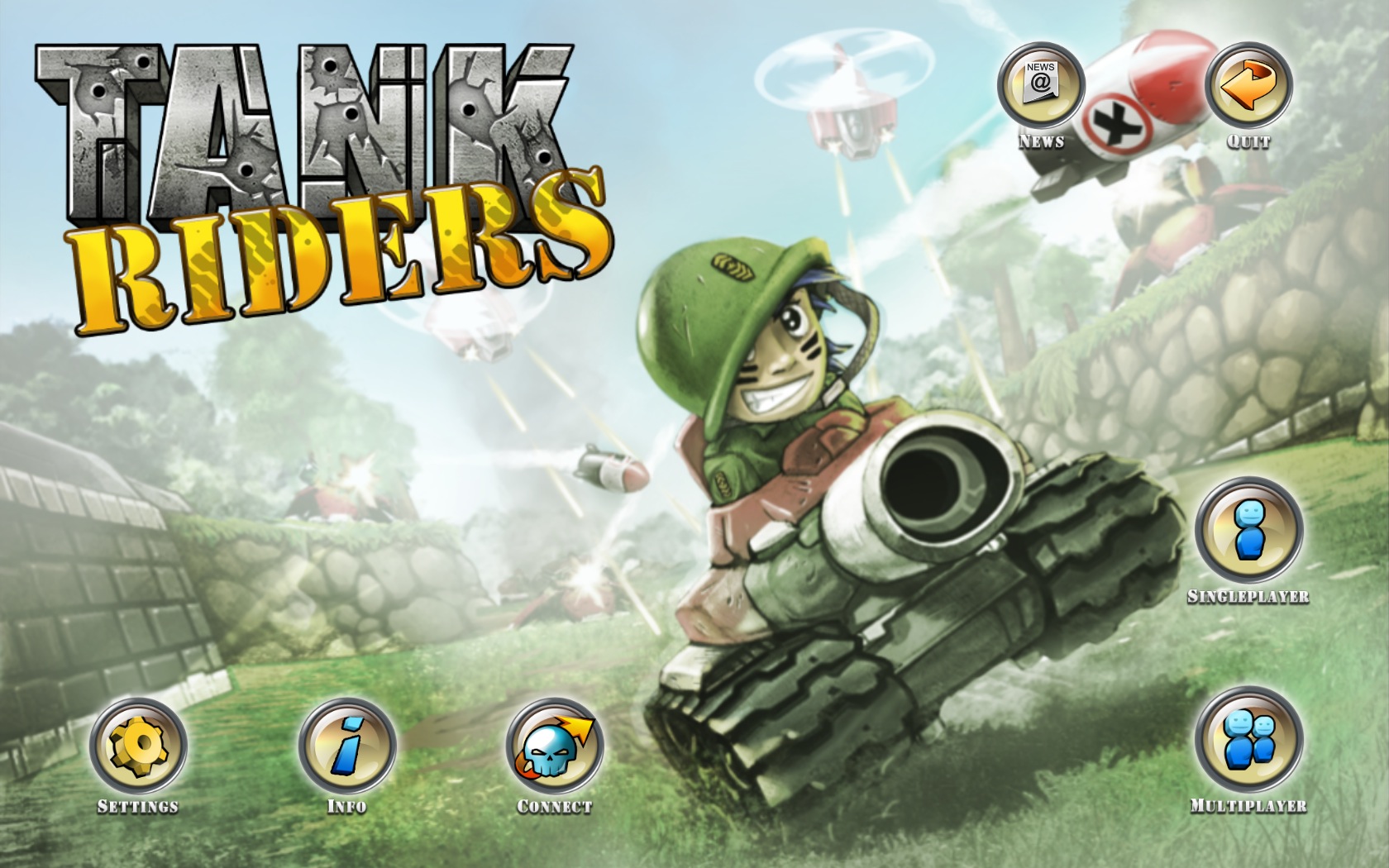 Tank Riders 1.0 : Main window
