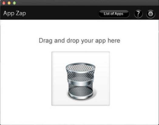 App Zap 4.9 : Main Window