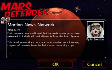 Mars Defender Lite: 3D Asteroids screenshot