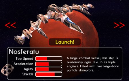 Mars Defender Lite: 3D Asteroids screenshot