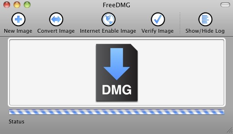 FreeDMG 0.5 : Main window
