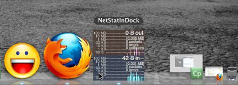 NetStatInDock 1.0 : Main Window