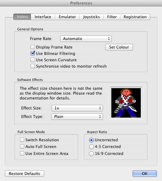 sega genesis emulators for mac os x