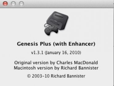 genesis plus emulator mac