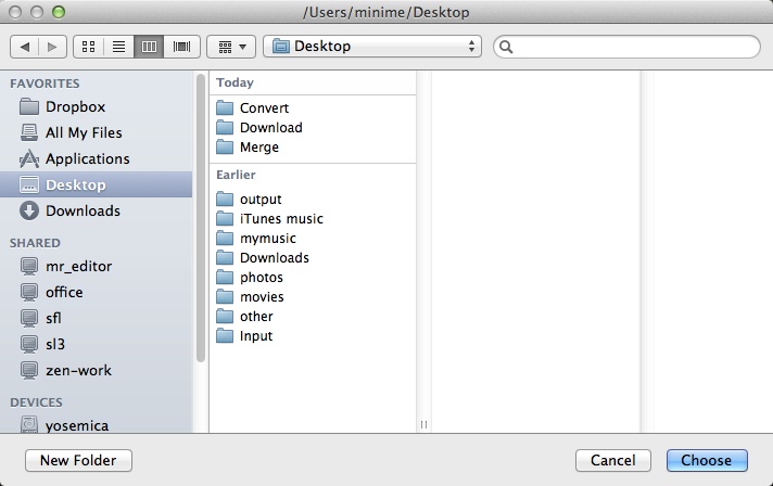 Boilsoft RingTone Converter 1.0 : Selecting Destination Folder