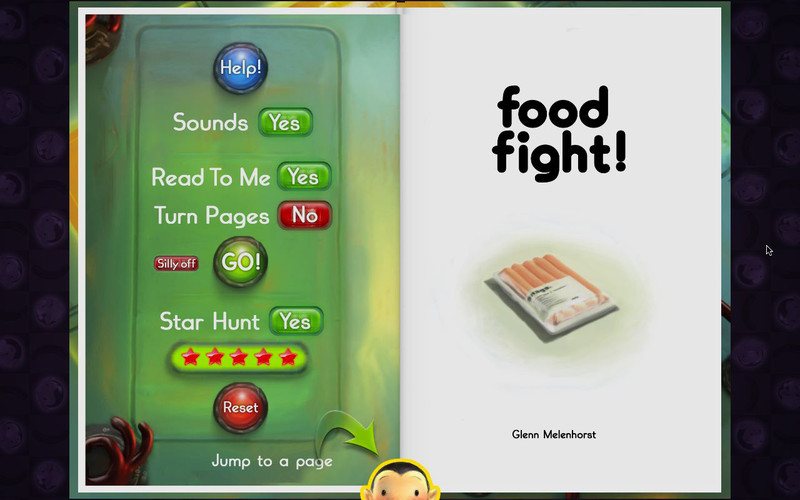 Food Fight! - An Interactive Book by Glenn Melenhorst 1.0 : Food Fight! - An Interactive Book by Glenn Melenhorst screenshot