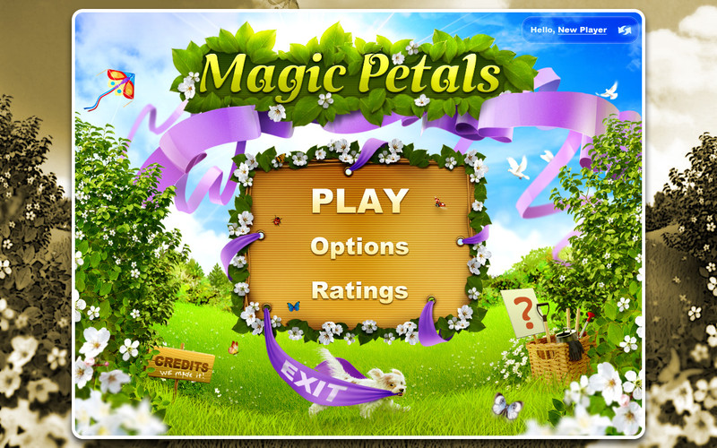 Magic Petals Lite 1.0 : Main window