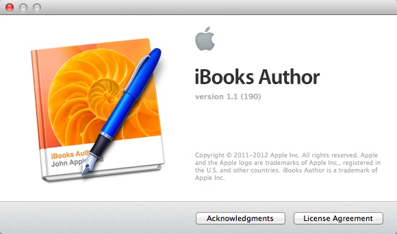 iBooks Author : About