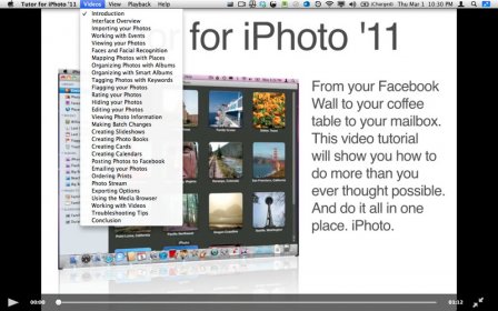 Tutor for iPhoto '11 screenshot