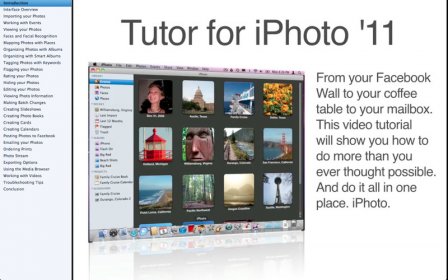 Tutor for iPhoto '11 screenshot