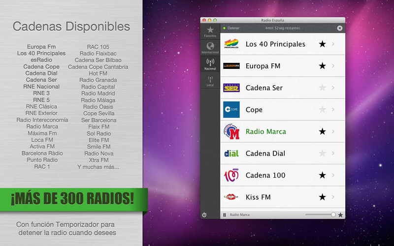 Radio España 1.1 : Radio España screenshot