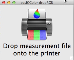 basICColor dropRGB 1.2 : Main window