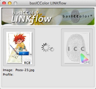 basICColor LINKflow 1.0 : Main window