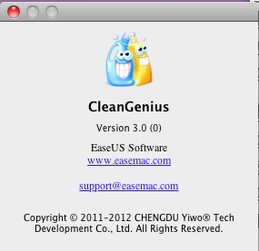 CleanGenius 3.0 beta : About