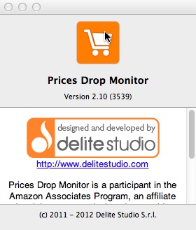 Prices Drop Monitor for Amazon 2.1 : About