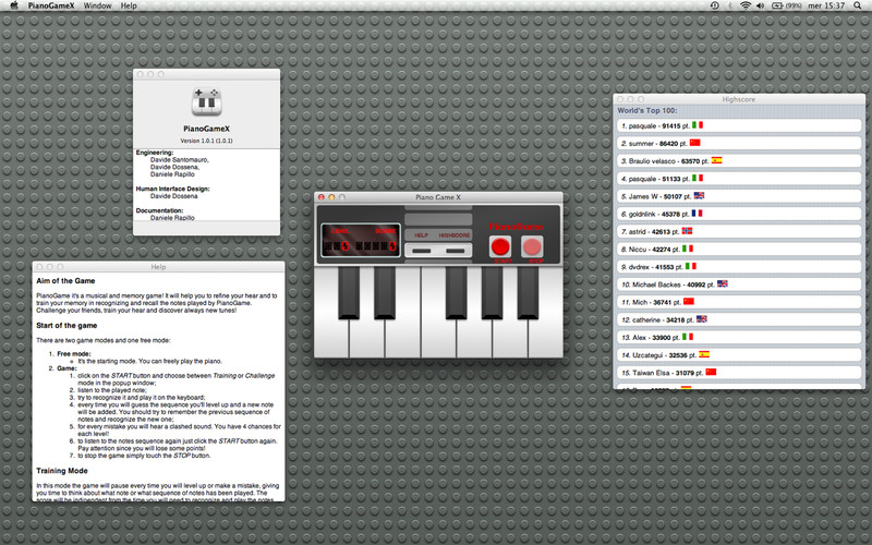 Piano Game X 1.0 : Piano Game X screenshot