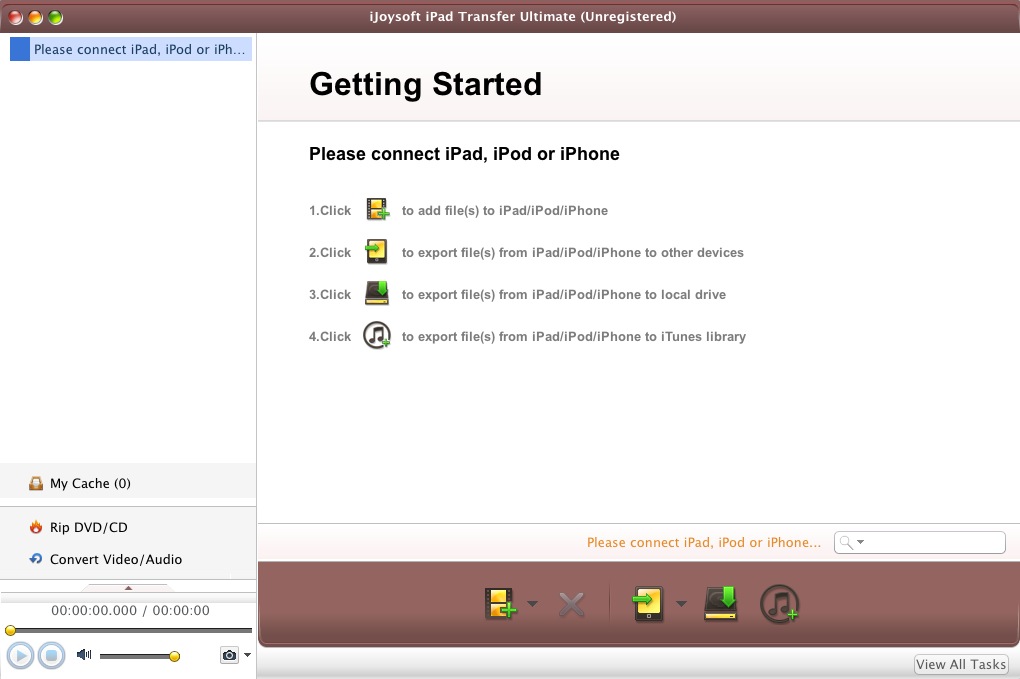 iJoysoft iPad Transfer Ultimate 4.2 : Main window