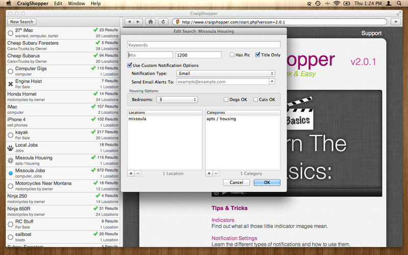 CraigShopper 2.0 : CraigShopper screenshot