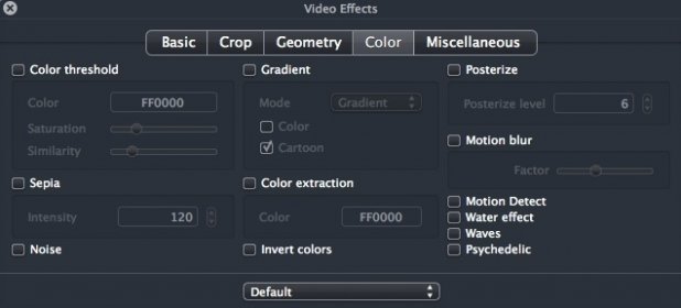 Configuring Video Settings