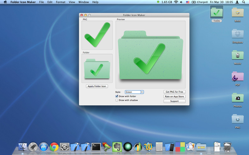 Iconic Folder 1.0 : Folder Icon Maker screenshot