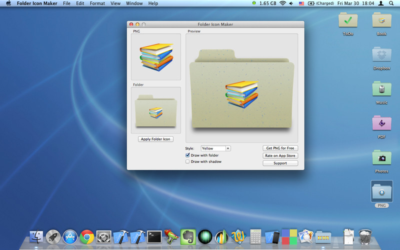 Iconic Folder 1.0 : Folder Icon Maker screenshot