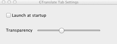 Gtranslate Tab 3.0 : Settings