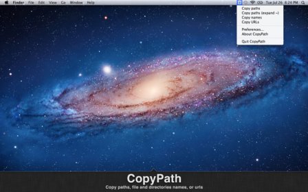 CopyPath screenshot