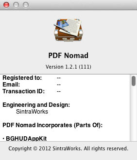 PDF Nomad 1.2 : About