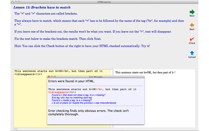 HTML Teacher 1.0 : HTML Teacher screenshot