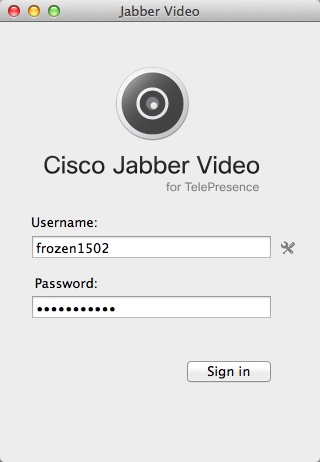 Jabber Video 4.3 : Main window