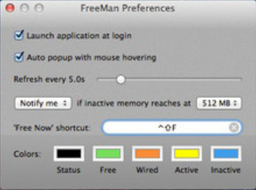 FreeMan 1.0 : Main window