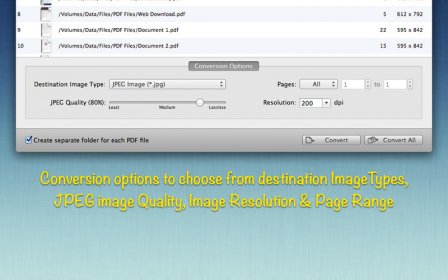 PDF to JPG : The Batch PDF to Image Converter screenshot