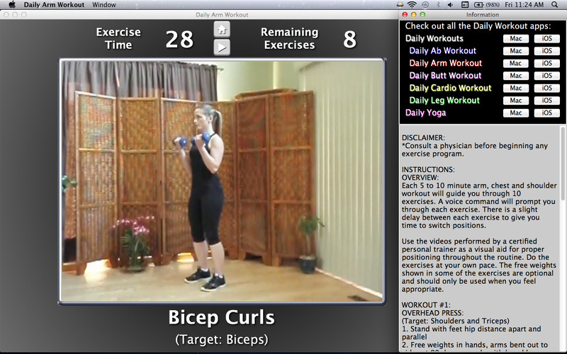 Daily Arm Workout 2.1 : Bicep Curls