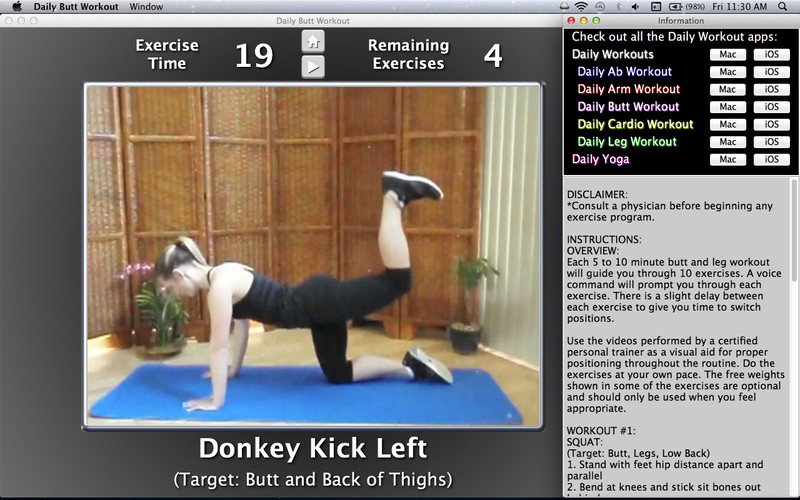 Daily Butt Workout 2.1 : Daily Butt Workout screenshot