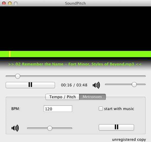 SoundPitch 1.1 : Metronom
