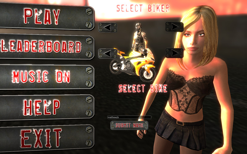 Zombie Biker 1.0 : Zombie Biker screenshot