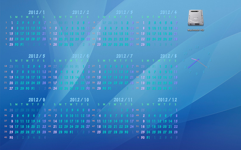 CalendarOnDesktop 1.3 : CalendarOnDesktop screenshot