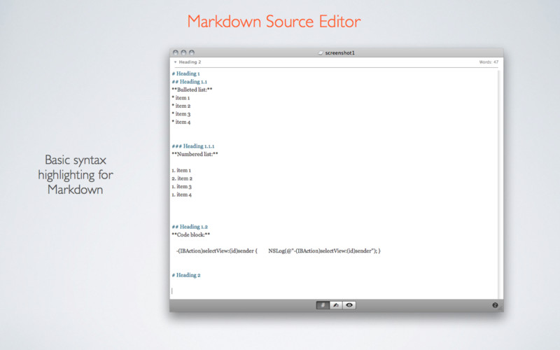 Valletta : Markdown Editor 1.0 : Main Window