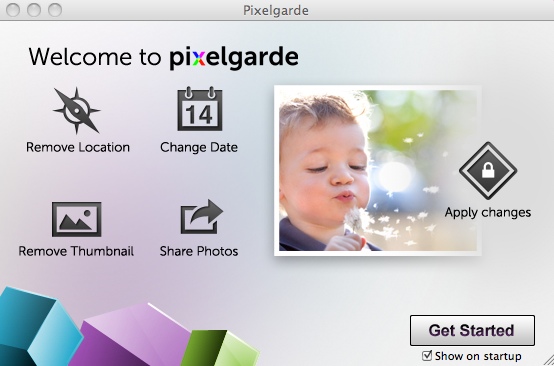 Pixelgarde 1.0 : Main window
