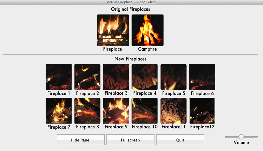 Virtual Fireplace 1.3 : Pane