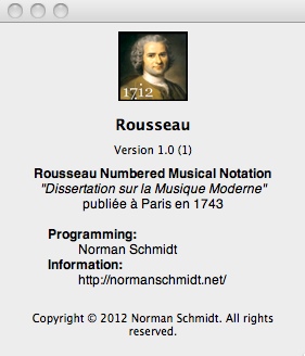 Rousseau 1.0 : Main window