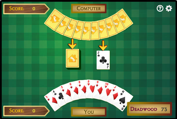 Gin Rummy 1.1 : Game play