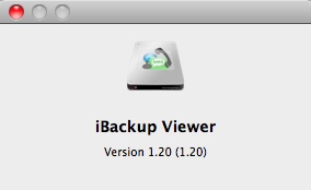 iBackup Viewer 1.2 : About window