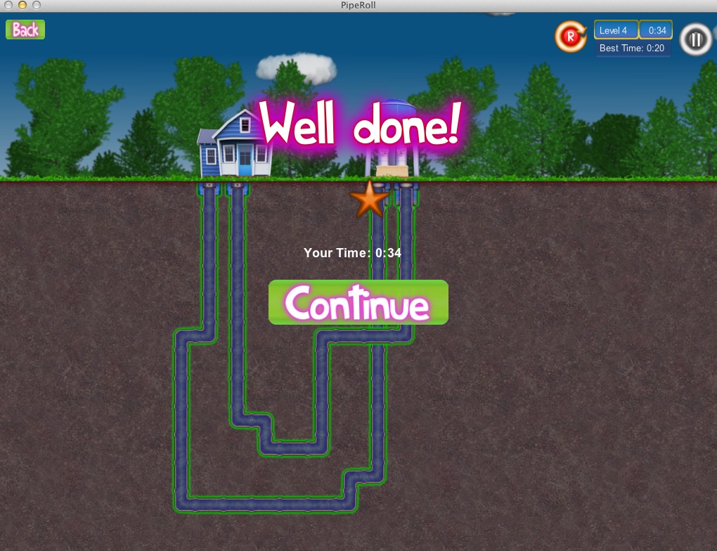 PipeRoll 1.2 : Finished level