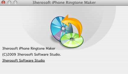3herosoft iPhone Ringtone Maker 1.2 : About window